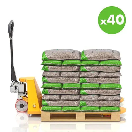 WOOD PELLETS – Granulés de bois sac 15 KG – X40 Sacs – 600KG – ENERVER