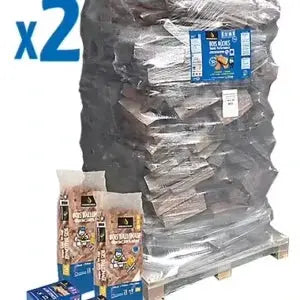 2 Packs bois de chauffage bûches Woodstock Mandin Bois
