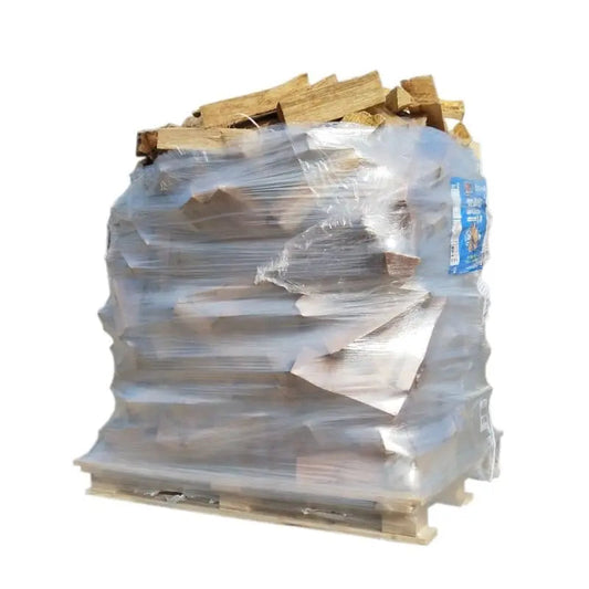 Bois de chauffage – 30 cm – ballot sur palette – 1.3 m3 – Extra Sec Mandin Bois