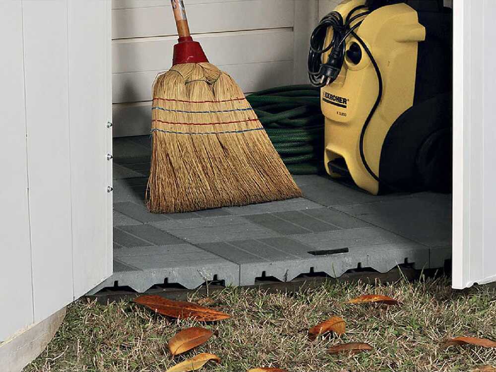 Abri de jardin Garofalo Tuscany EVO 100 – Compact avec fenêtre et porte simple 122,5 x 82,5 x 201 cm