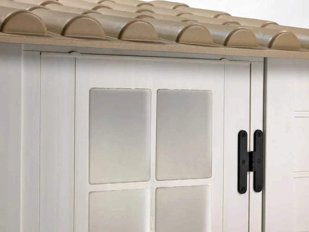 Abri de jardin Garofalo Tuscany EVO 100 – Compact avec fenêtre et porte simple 122,5 x 82,5 x 201 cm