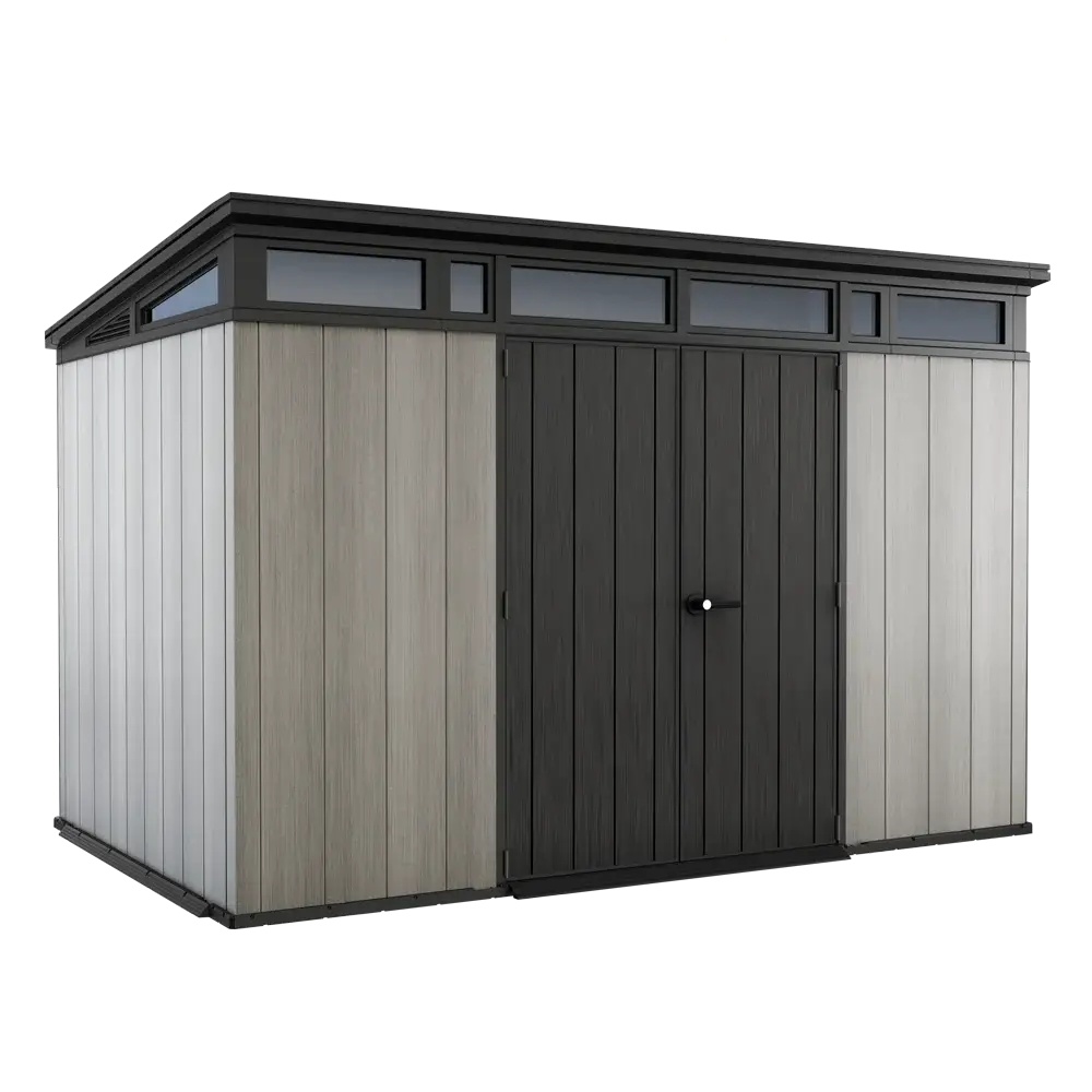 Abri de jardin - Keter Artisan gris -  Avec porte à double pans - 342x218x226 cm