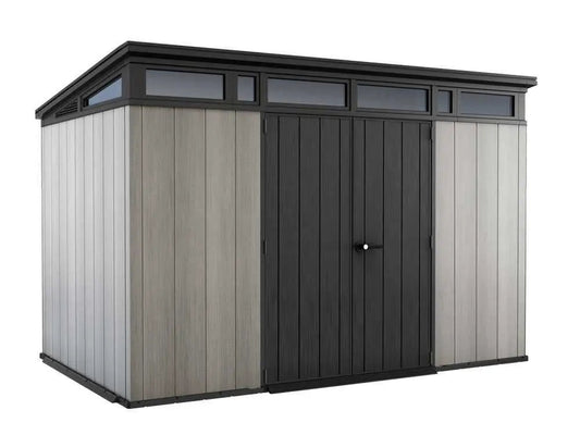 Abri de jardin - Keter Artisan gris -  Avec porte à double pans - 342x218x226 cm