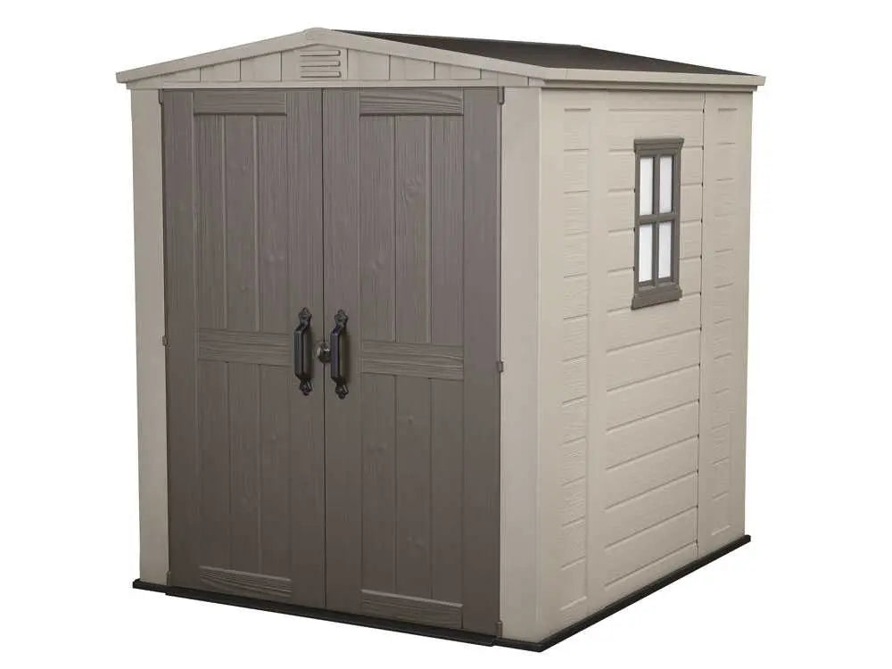Abri de jardin - Keter Factor beige - Avec fenêtre latérale - 178x195.5x208 cm