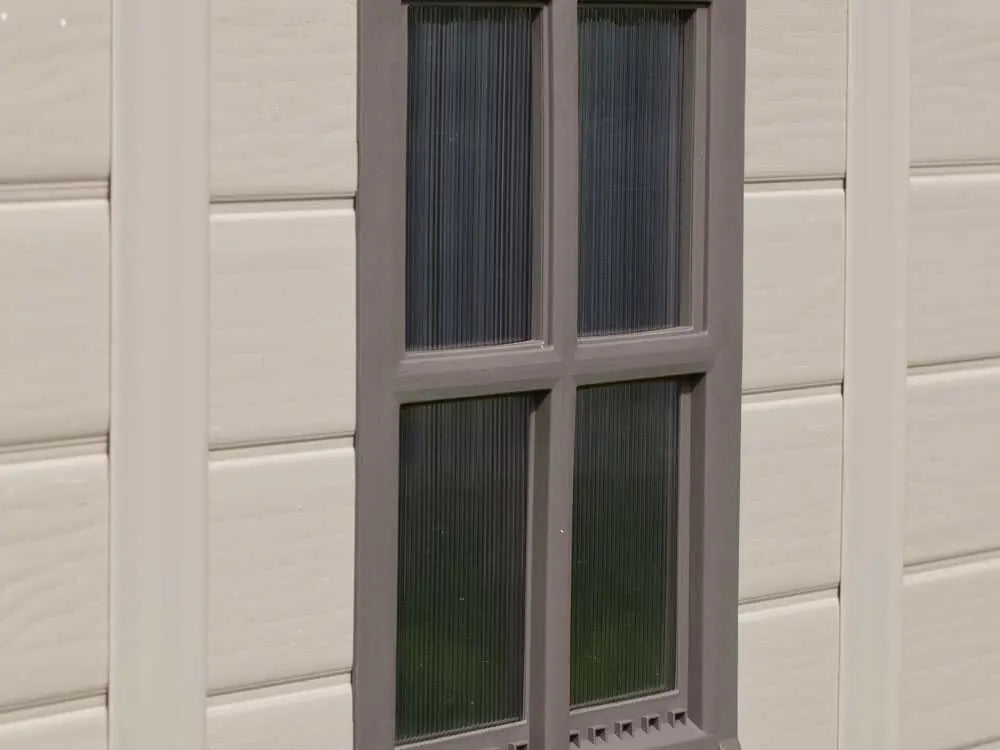 Abri de jardin - Keter Factor beige -  Avec fenêtre latérale - 256.5x182x243 cm DIDIER ELECTROMENAGER