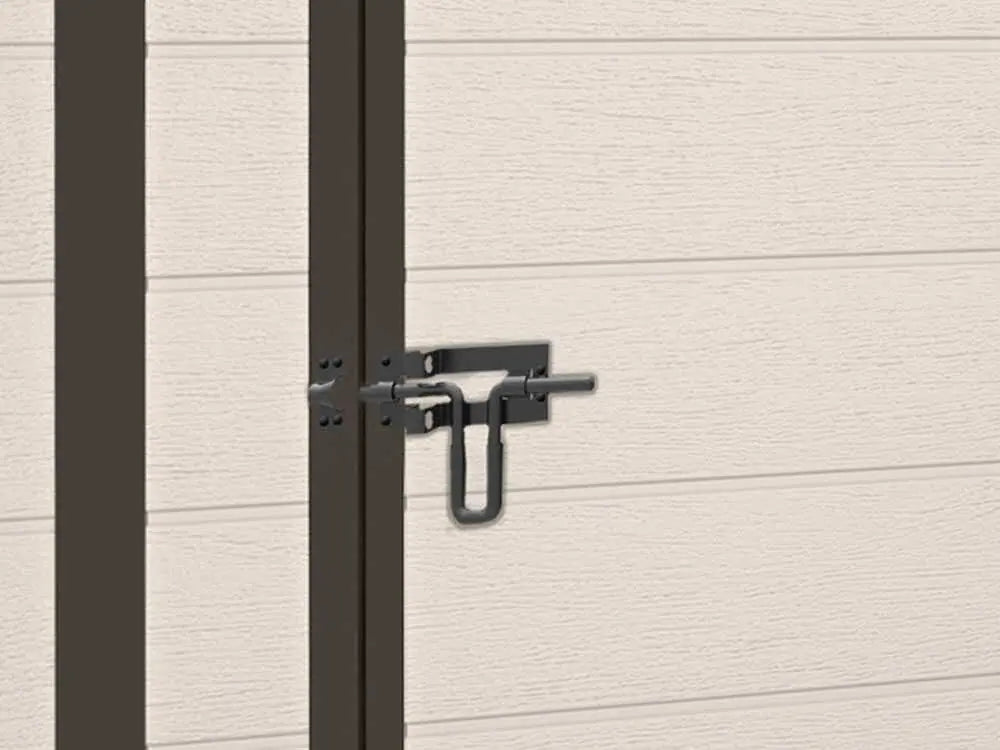 Abri de jardin - Keter Manor beige - Avec fenêtre latérale - 185x152x226 cm DIDIER ELECTROMENAGER