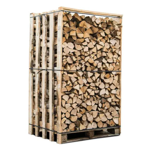 Box 3 stères 30cm bois de chauffage sec – palette de bois coupé fendu de 2,1m3 chêne / hêtre : chataigniers Mandin Bois