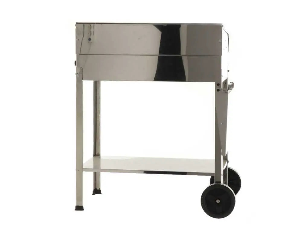 Mille Achille Medium - Barbecue à charbon en acier inox artisanal - 57,5x37 cm DIDIER ELECTROMENAGER