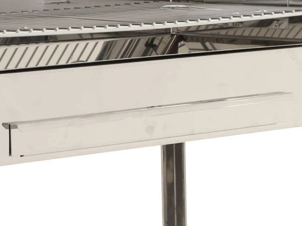 Mille Achille Medium - Barbecue à charbon en acier inox artisanal - 57,5x37 cm DIDIER ELECTROMENAGER