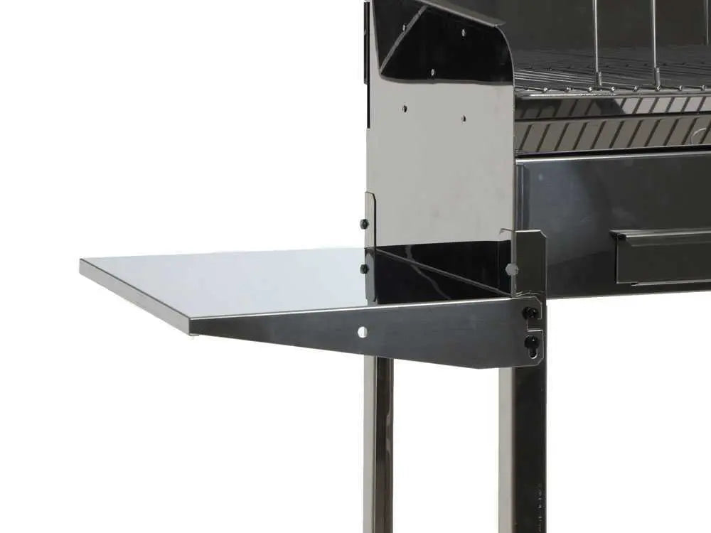 Mille Achille Medium - Barbecue à charbon en acier inox artisanal - 57,5x37 cm DIDIER ELECTROMENAGER