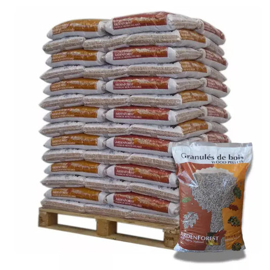 Pellet Ardenforest – Palette de 70 sacs de 15 kg Mandin Bois