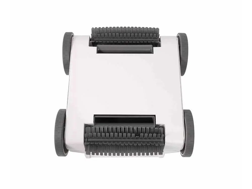 Robot nettoyeur piscine Intex ZX500R sans fil avec autonomie 120 minutes, nettoyage du fond et des parois, filtration 180 microns et compatibilité piscines jusqu’à 176 m². Rechargeable et autonome.