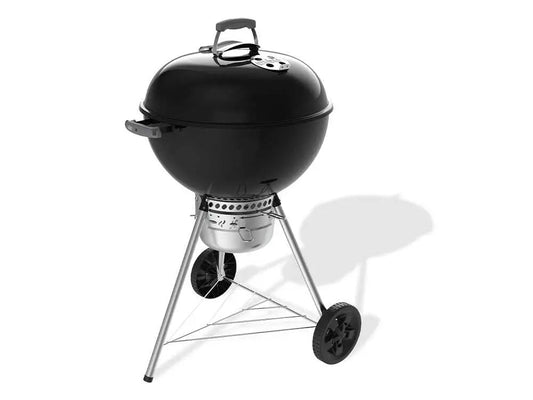 Barbecue à charbon Weber Original Kettle Premium 57 cm avec grille articulée, système One-Touch et cuisson indirecte. Barbecue premium idéal pour grillades, Low & Slow et repas jusqu’à 11 personnes.