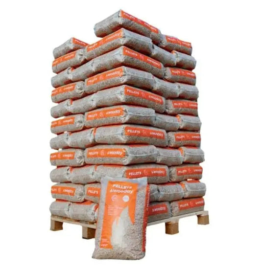 Granulés de bois WOODAY – Palette 65 sacs de pellets Mandin Bois