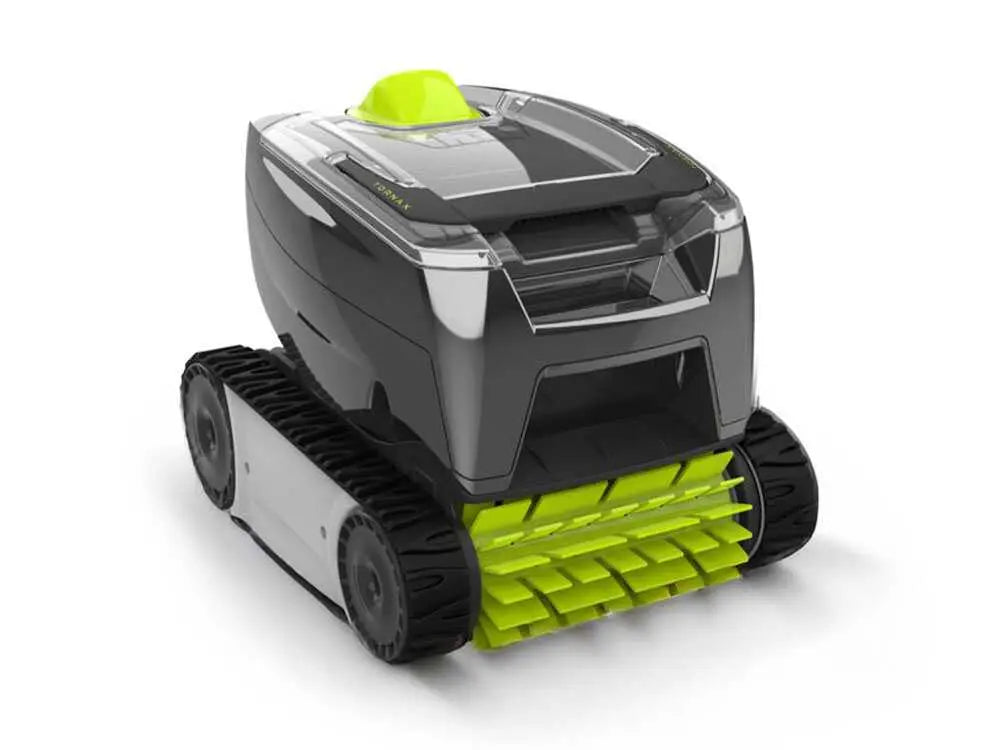 Robot nettoyeur électrique Zodiac GT 3220 Tornax avec aspiration cyclonique, nettoyage automatique du fond et des parois, filtre grande capacité et compatibilité piscines enterrées ou hors-sol rigides jusqu’à 8 x 4 m.